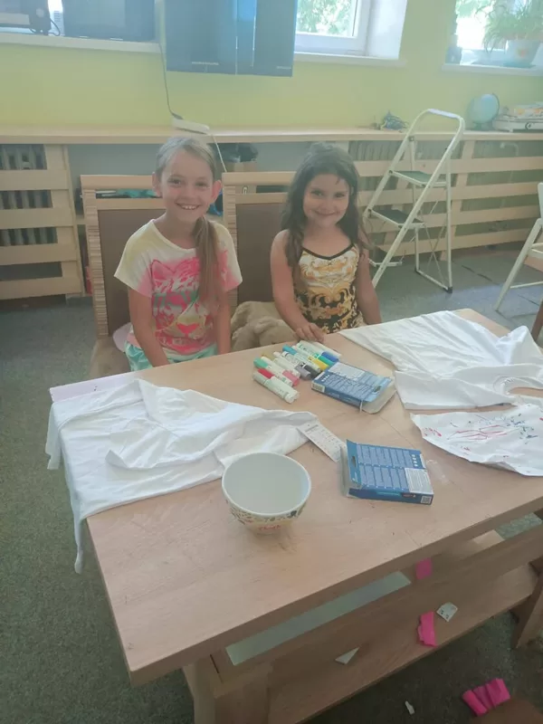 Malování na trička - 22. 7. 2022